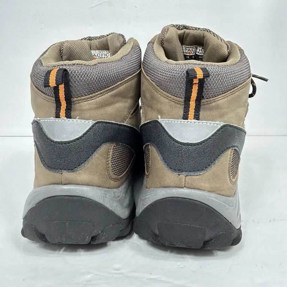 Pacific Mountain Boulder Mid Men's 12 Waterproof Hiking Boots Brown PM004520-912